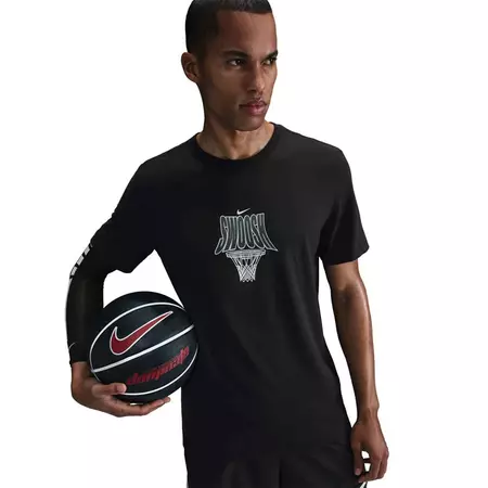 Nike Dri-Fit Basketball Jersey "Black White"