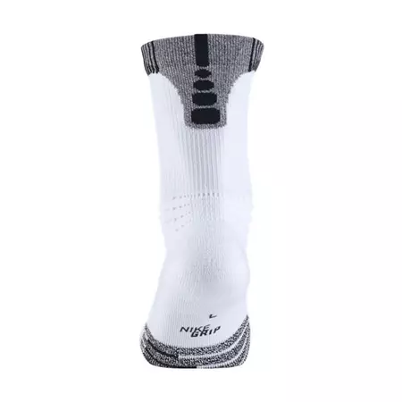 Nike Grip Versatility Crew Basketball Socks White