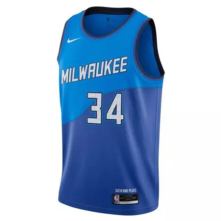 Nike Kids NBA Milwaukee Antetokounmpo #34 City Edition Swingman