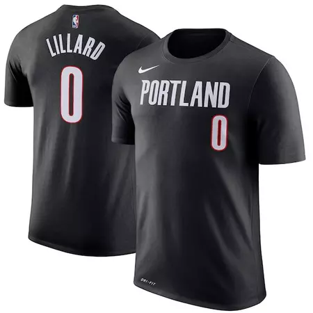 Nike Portland Trail Blazers Lillard #0# T-Shirt (010)