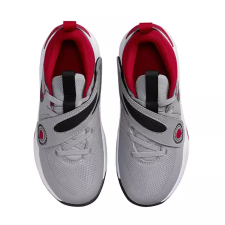 Nike Team Hustle D 11 (PS) "Grey GymRed"