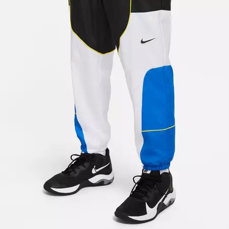 Nike Throwback Men's Basketball Pants "Black/Muilticolor"