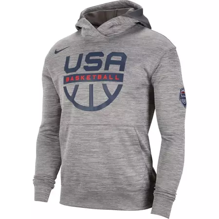 Nike USA Spotlight Men's Basketball Hoodie "Dark Grey"