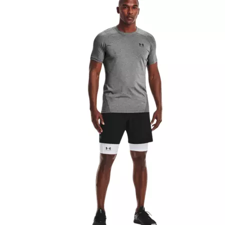 Short long HeatGear® Pocket "Blanc"