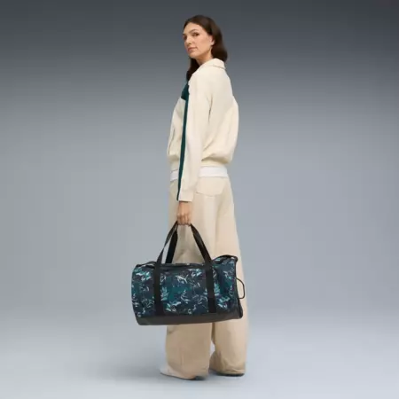 PUMA AT ESS GREEN TERRAINS Barrel Bag "Green Terrain"