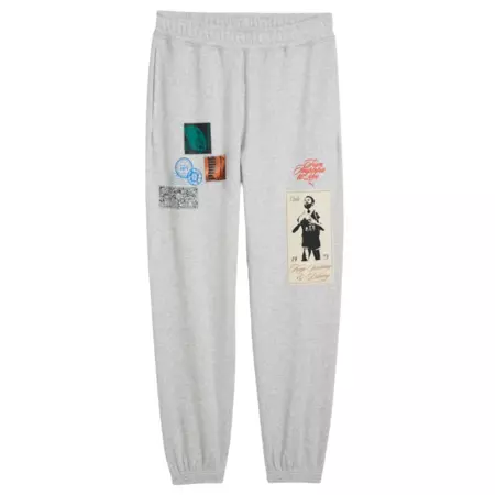 Puma Basketbal Hooptopia Graphic Sweat Pant "Light Gray"