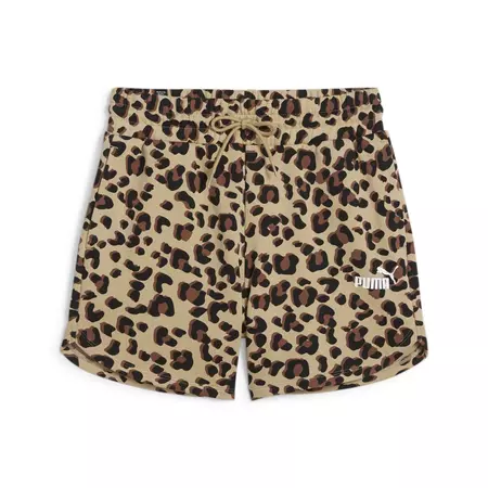 Puma ESS+ ANIMAL 5" AOP Shorts "Prairie Tan"
