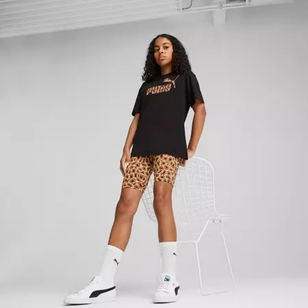 Puma ESS ANIMAL AOP Short Leggings G "Light Sand"