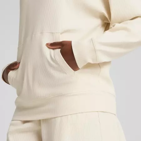 Puma ESS ELEVATED Comfort Rib Hoodie "Alpine Snow"
