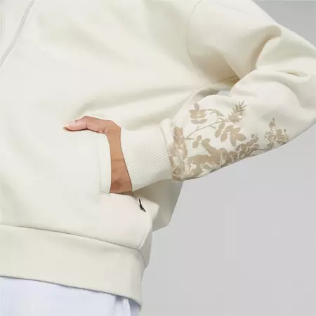 Puma ESS+ FLORAL VIBES Track Jacket FL "Alpine Snow"