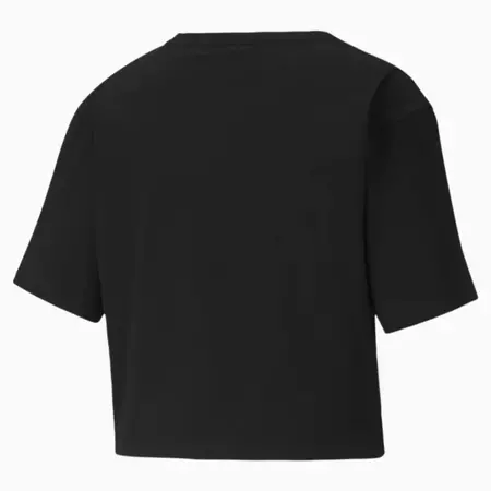 Puma Essentials Metallic Cropped Tee W