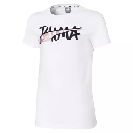 Puma Girls Alpha Logo Tee