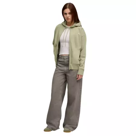 Puma HER Relaxed Full-Zip Hoodie FL "Lux Army"