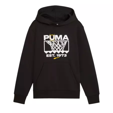 Puma Junior Basketball Winning Shot Hoodie Fleece "Black"