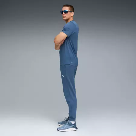 PUMA M TAD ESS SOLID CAT TEE LC "Dark Indigo"