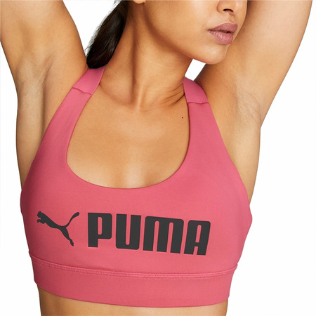 Puma Mid Impact Puma Fit Bra (sunset pink)