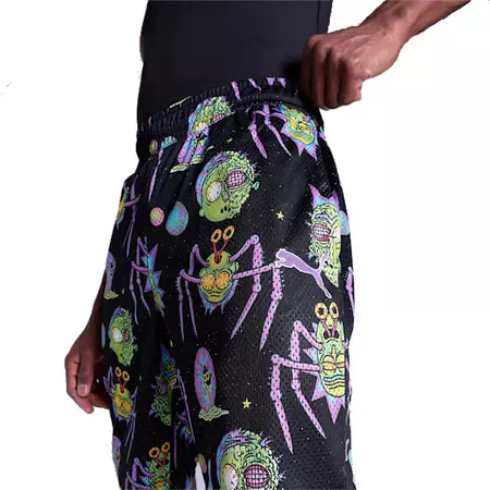 Puma Basketball Rick and Morty AOP Short "Black"