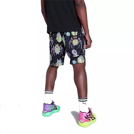 Puma Basketball Rick and Morty AOP Short "Black"