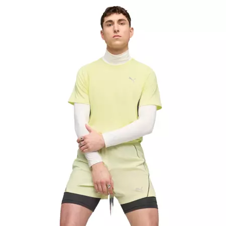 PUMA RUN VELOCITY TEE (POLY) "Gold Moon"