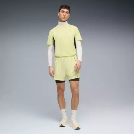 PUMA RUN VELOCITY TEE (POLY) "Gold Moon"