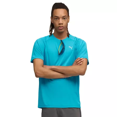 PUMA RUN VELOCITY TEE (POLY) "Speed Blue"