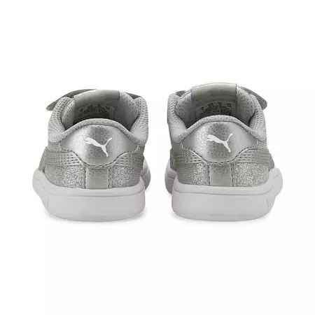 Puma Smash V2 Glitz Glam V Infant "Silver"