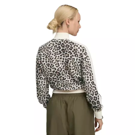 Puma T7 LEO LUXE AOP Short Track Jacket "Alpine Snow-Ice Coffee"