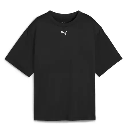 PUMA TAD ESSENTIAL RELAXED TEE "Black"