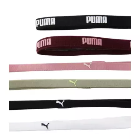 Puma TR ESS Hairbands "Ruby Shimmer-Poised Pink-Lux Army-Black-White"