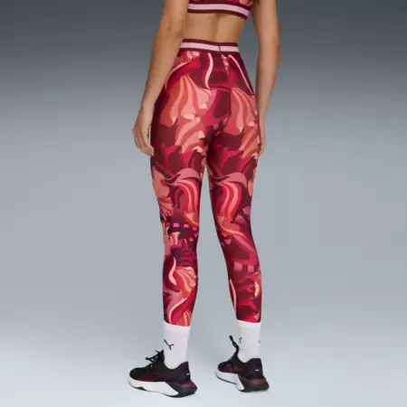 Puma W STRONG FLORAL RIBBON TIGHT - AOP HW 7/8 "Ruby Shimmer"