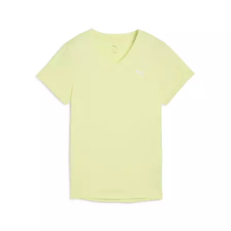 Puma W TAD ESSENTIAL VNECK Tee "Gold Moon"