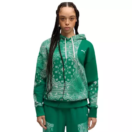 Puma Wms Basketball Shooting Stars Hoodie "Wild Green"