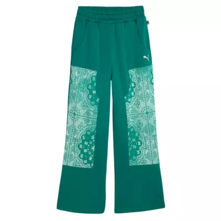 Puma Wms Basketball Shooting Stars Sweatpants "Wild Green"