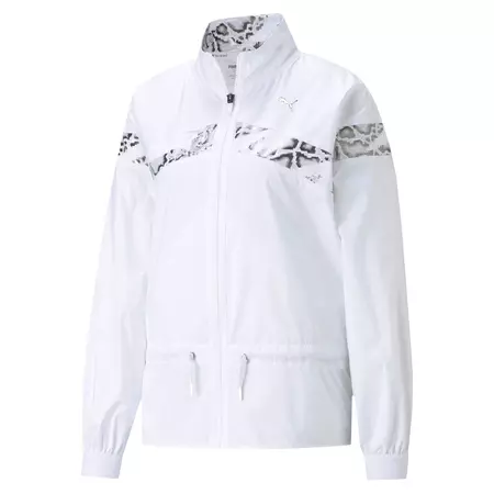 Puma Wn´s Train Untamed Woven Jacket "Snake White-Slver"