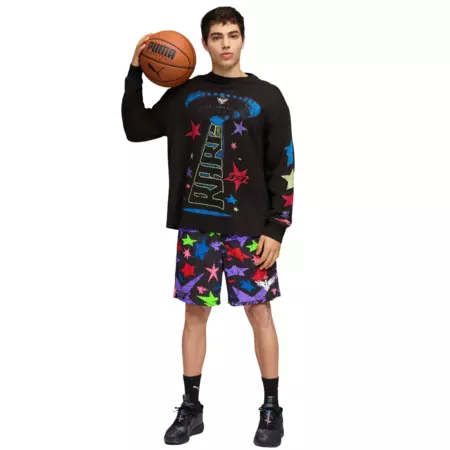 Puma X LaMelo Star Vision AOP 7" Short "Black-AOP"