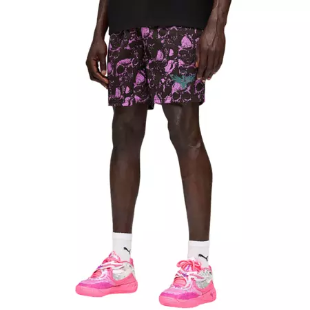 Puma x LaMelo World Tour-nament AOP 7" Short "Pure Magenta-AOP"