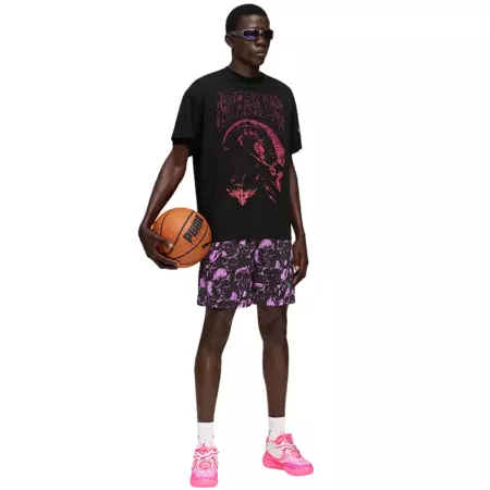 Puma x LaMelo World Tour-nament AOP 7" Short "Pure Magenta-AOP"