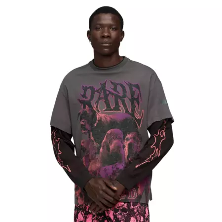 Puma X LaMelo World Tournament LS Tee "Dusky Gray"
