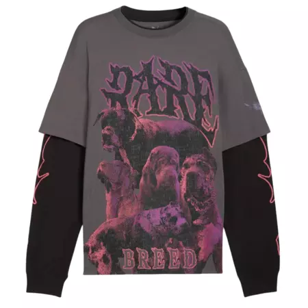 Puma X LaMelo World Tournament LS Tee "Dusky Gray"