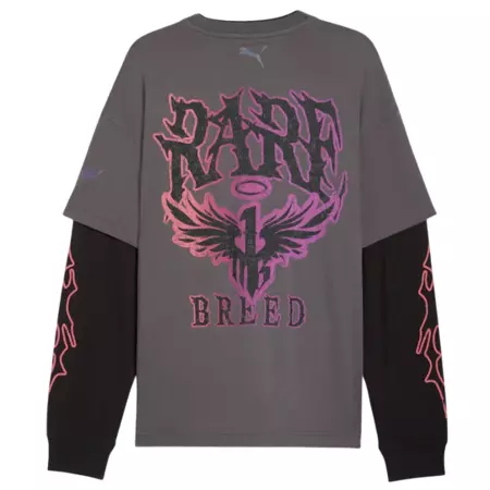 Puma X LaMelo World Tournament LS Tee "Dusky Gray"