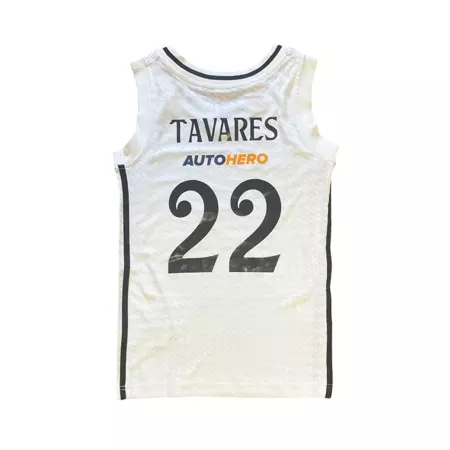 Real Madrid Camiseta Basket Niñ@ 1ª Equip 24/25 # 22 TAVARES #