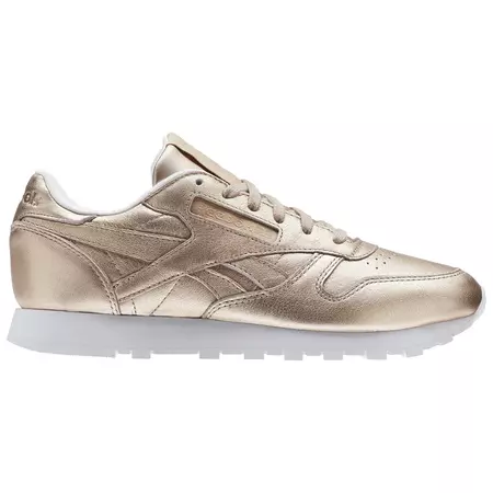 Reebok Classic Leather "Metallic Pearl" (Pearl Met / Peach / White)