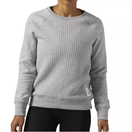 Reebok Elements Quilted Crew Women´s (Medium Grey Heather)