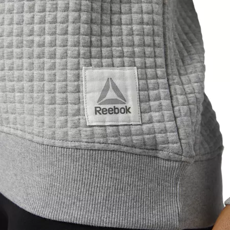 Reebok Elements Quilted Crew Women´s (Medium Grey Heather)