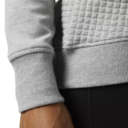 Reebok Elements Quilted Crew Women´s (Medium Grey Heather)