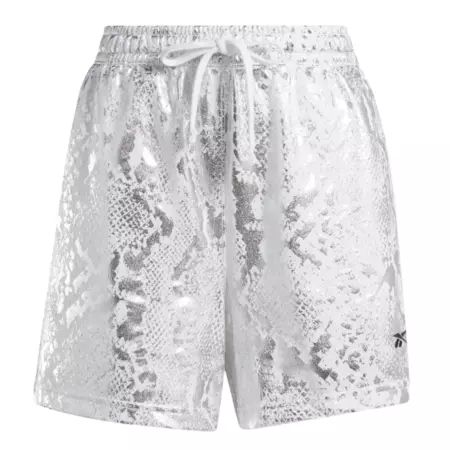 Reebok Wmns B-Ball Off-Court Allover Print Shorts 5" "White"