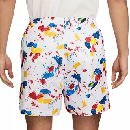 Nike Men's Dri-FIT 5" Practice Mesh Basketball Shorts "White"