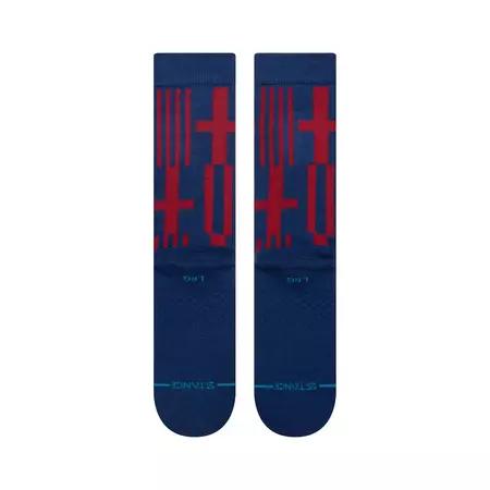 Stance Casual FC Barcelona Banner Crew Socks
