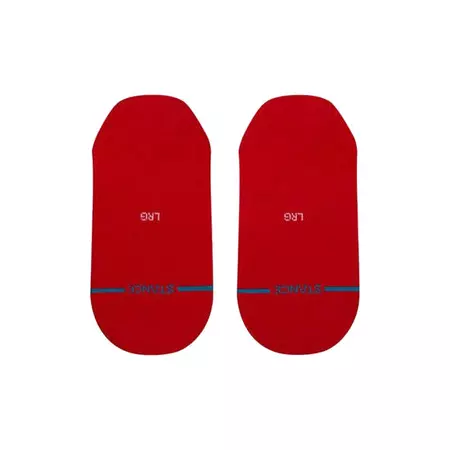 Stance Casual Icon No Show Socks "Red"