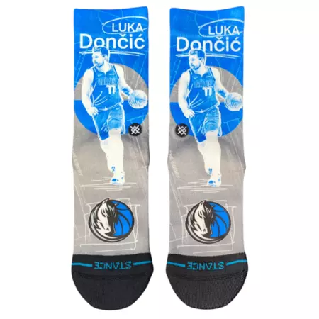 Stance Casual NBA Dallas Mavericks Luka Doncic Pasted Socks